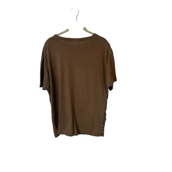 Vintage 90's Peanuts Charlie Brown Graphic T-Shirt Unisex Christmas Brown XL - Picture 15 of 16